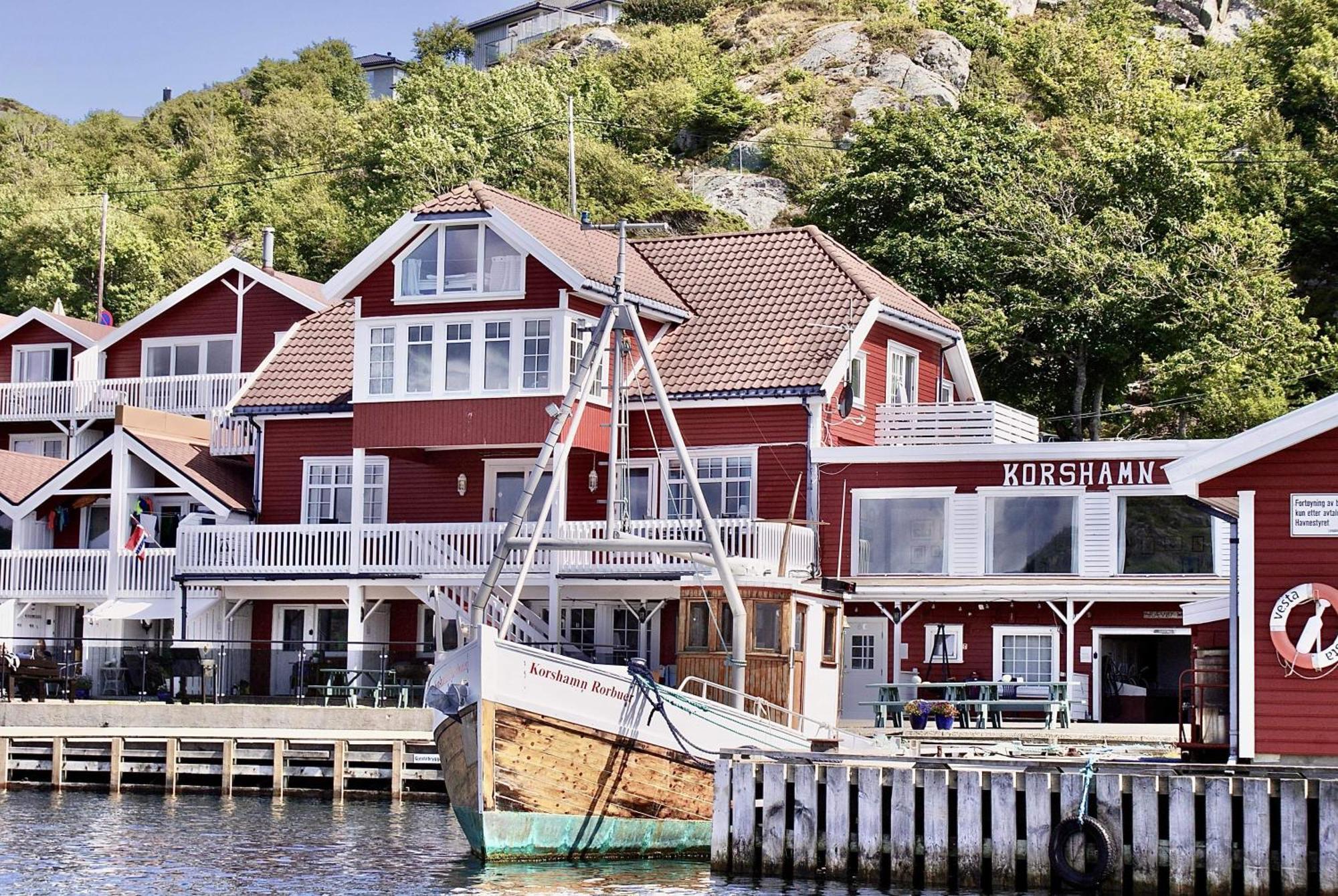 Апартаменти Korshamn Rorbuer Люнґдал Екстер'єр фото